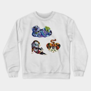 Monmon Japan Cats Sticker Pack Crewneck Sweatshirt